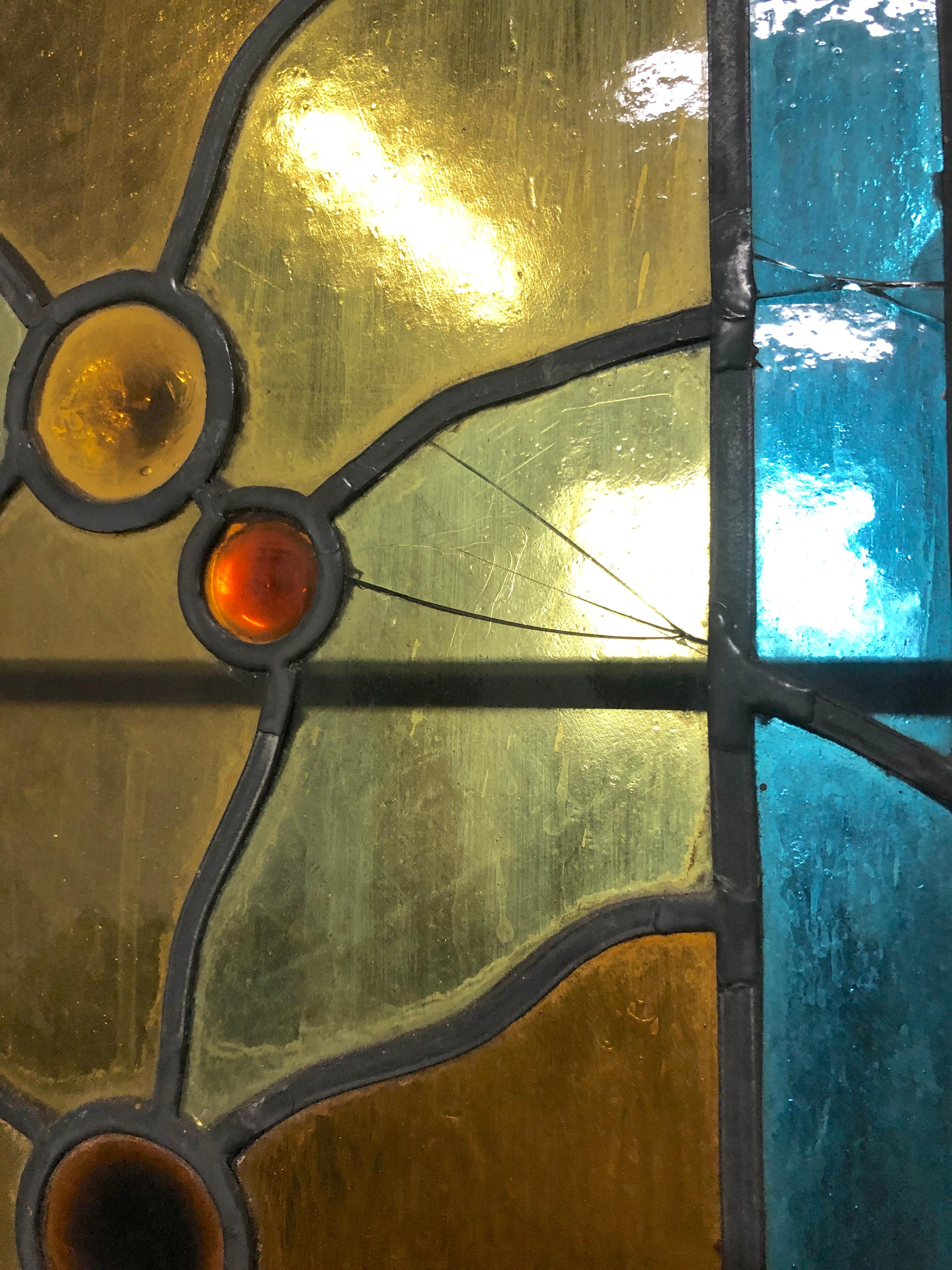 Stained glass w/ Jewel Accents 18