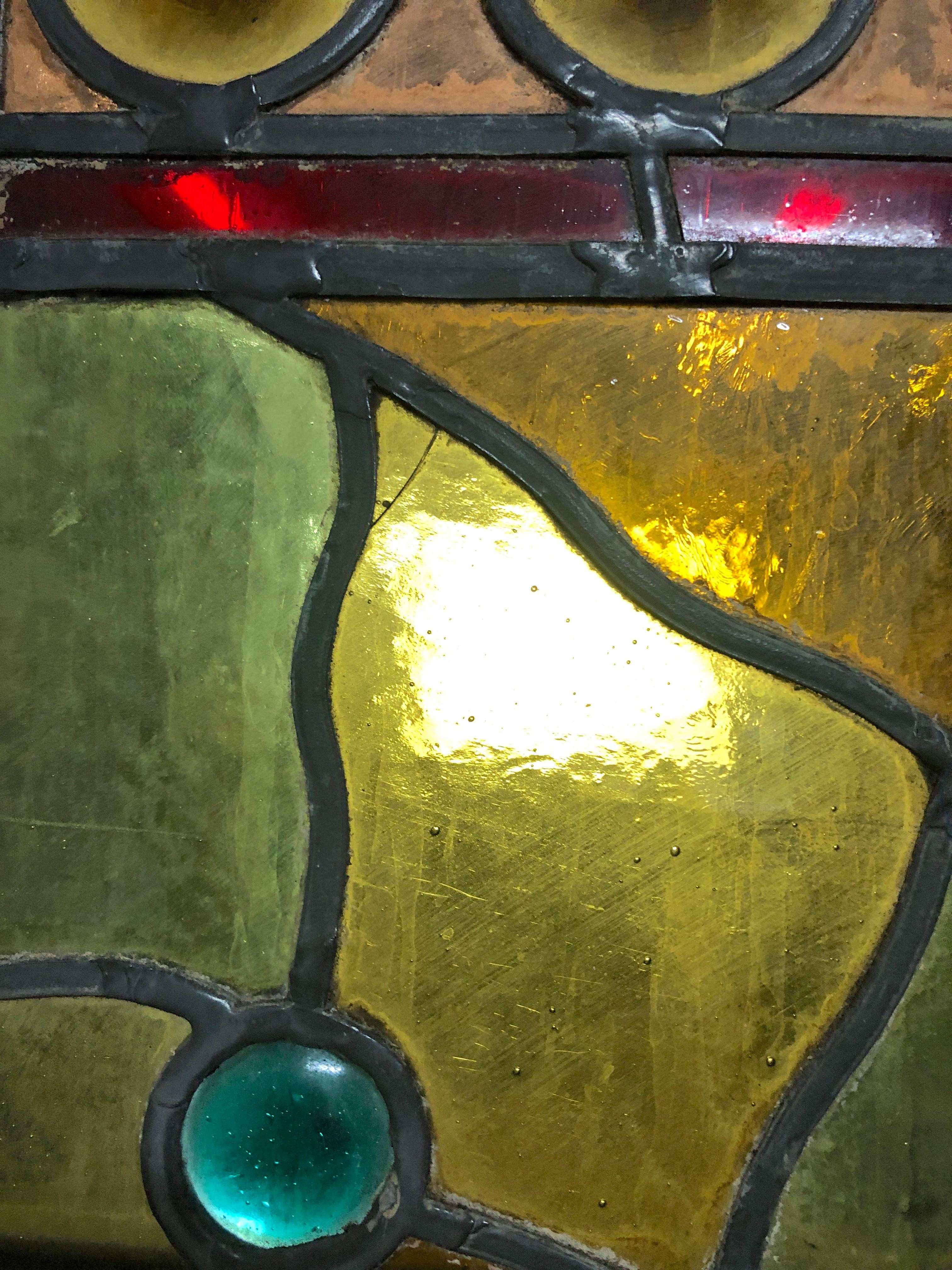 Stained glass w/ Jewel Accents 18