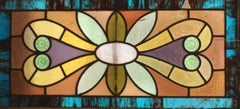 Stained Glass Window 33" x 18"