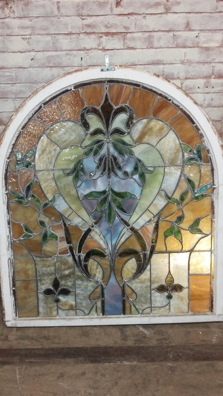 Stained Glass Window For Sale at 1stDibs