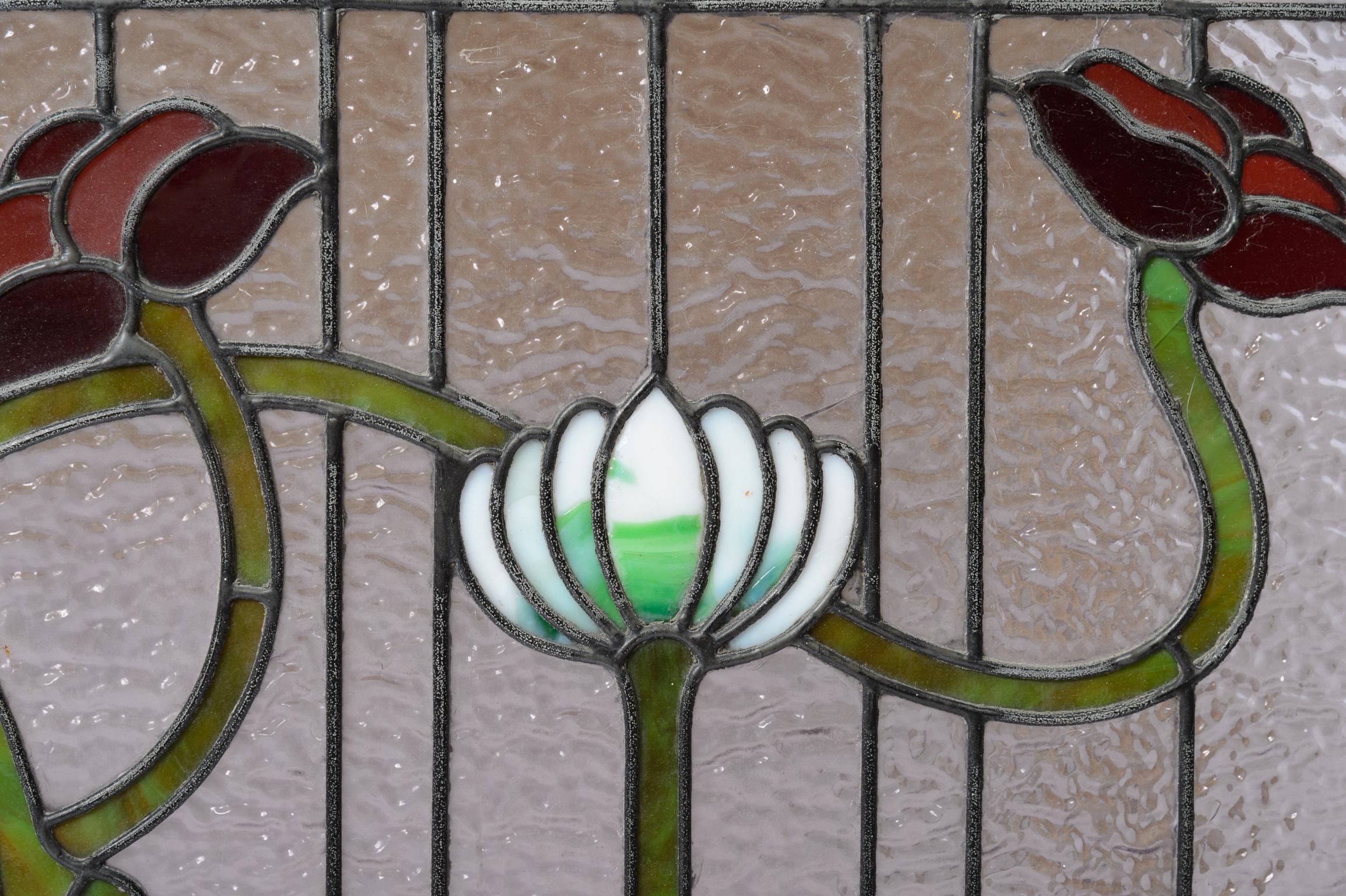 Stained Glass Window In Good Condition For Sale In West Palm Beach, FL