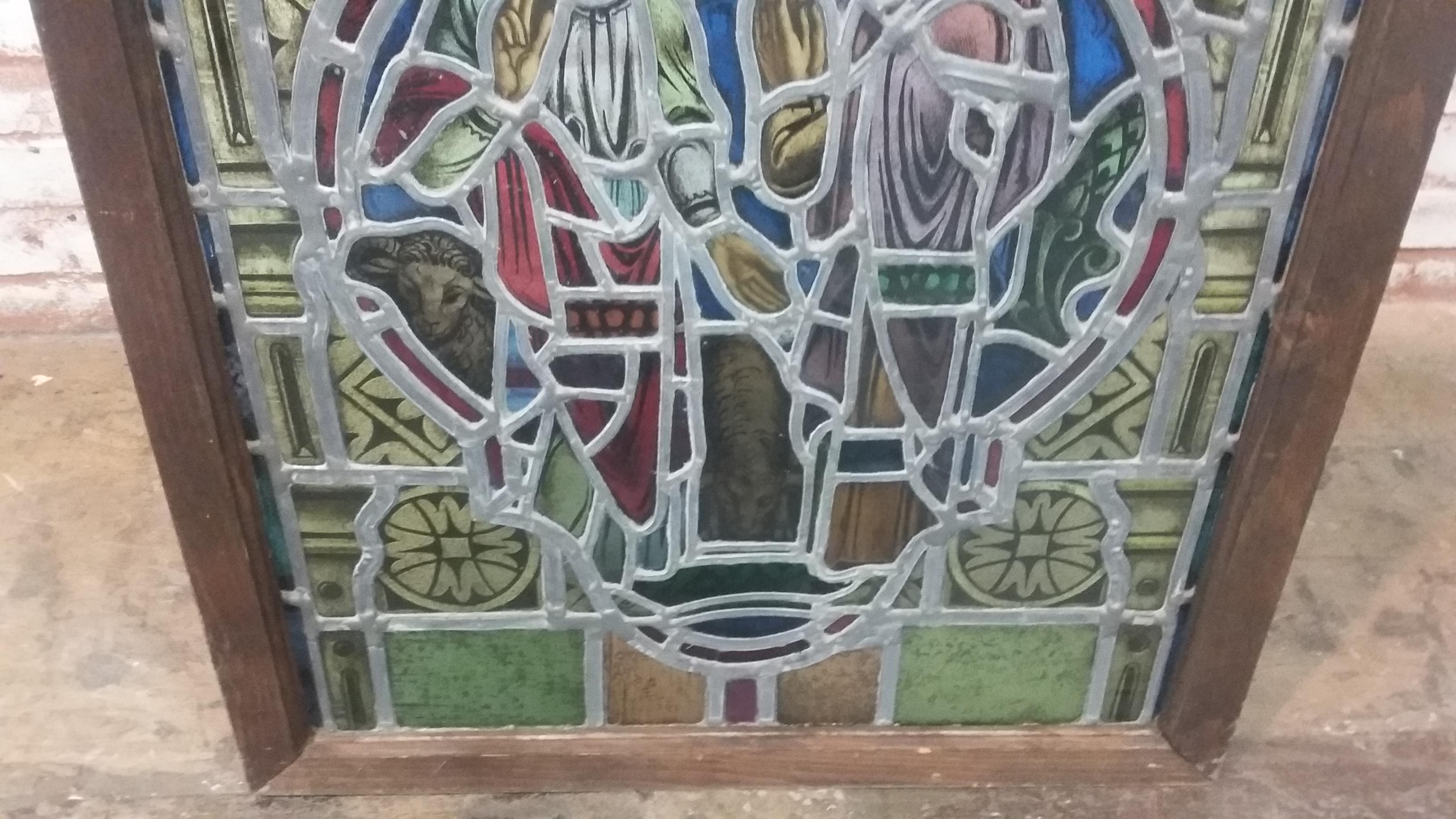 19th Century Stained Glass Window