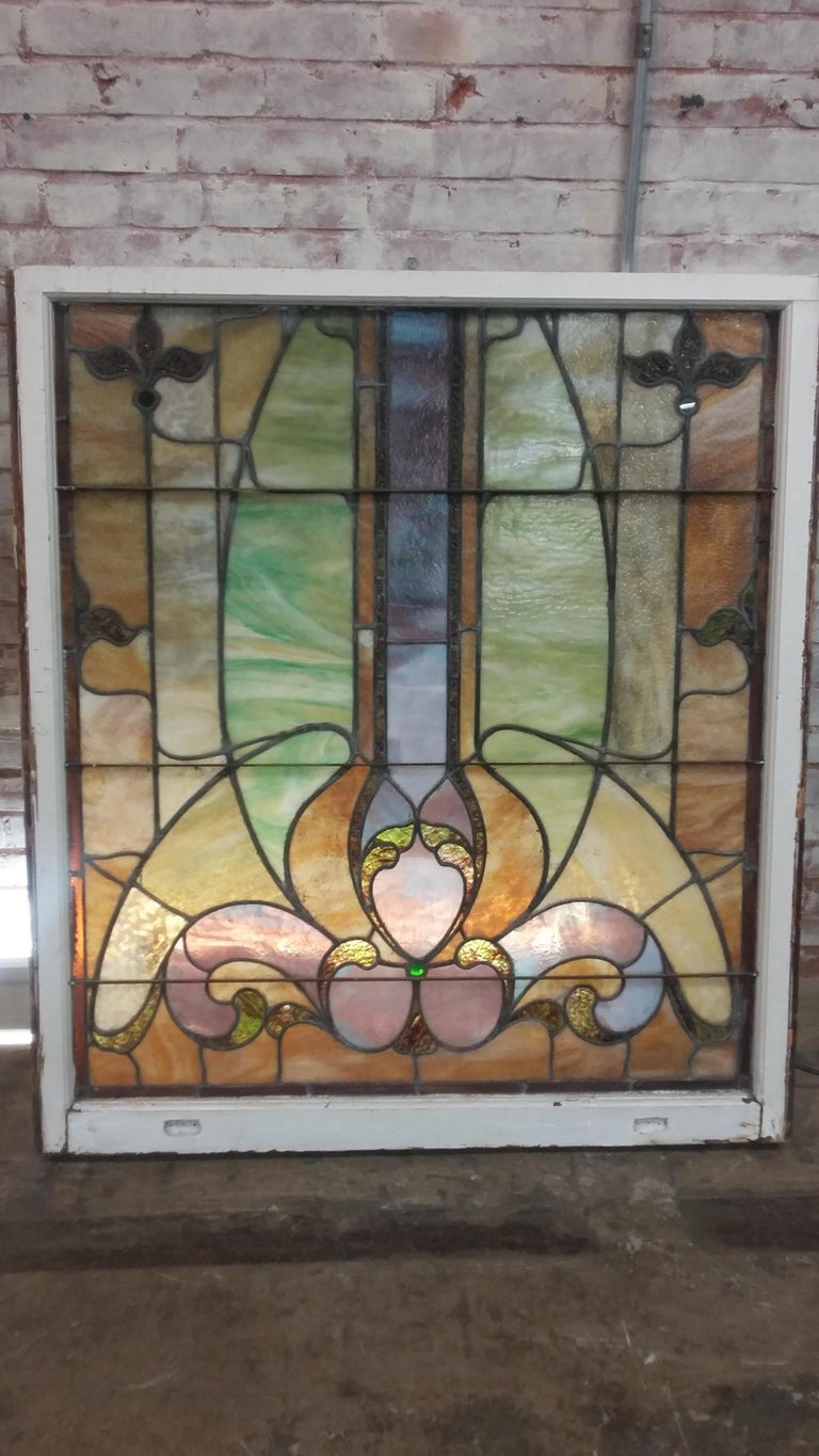Stained Glass Window For Sale at 1stDibs