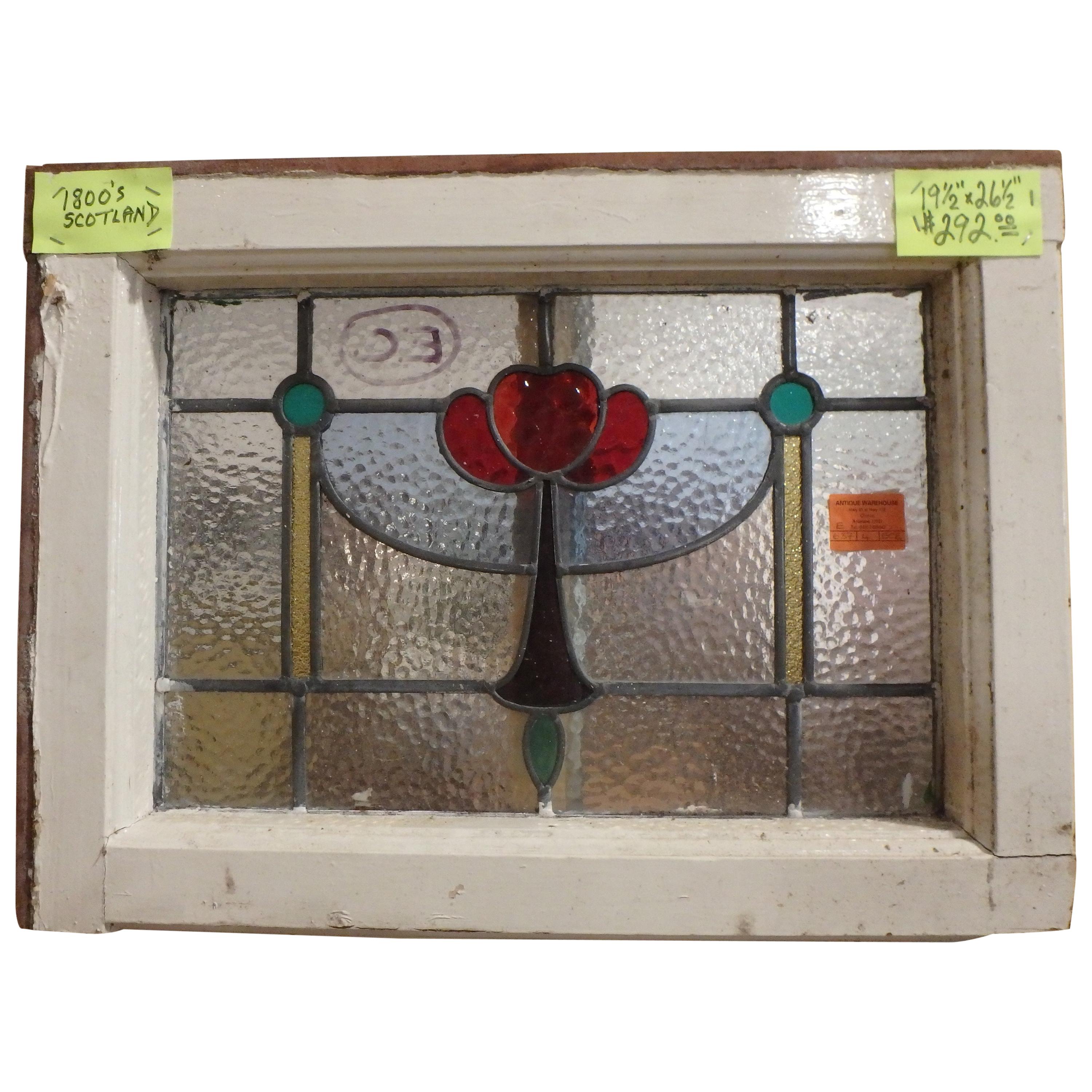Stained Glass Window For Sale