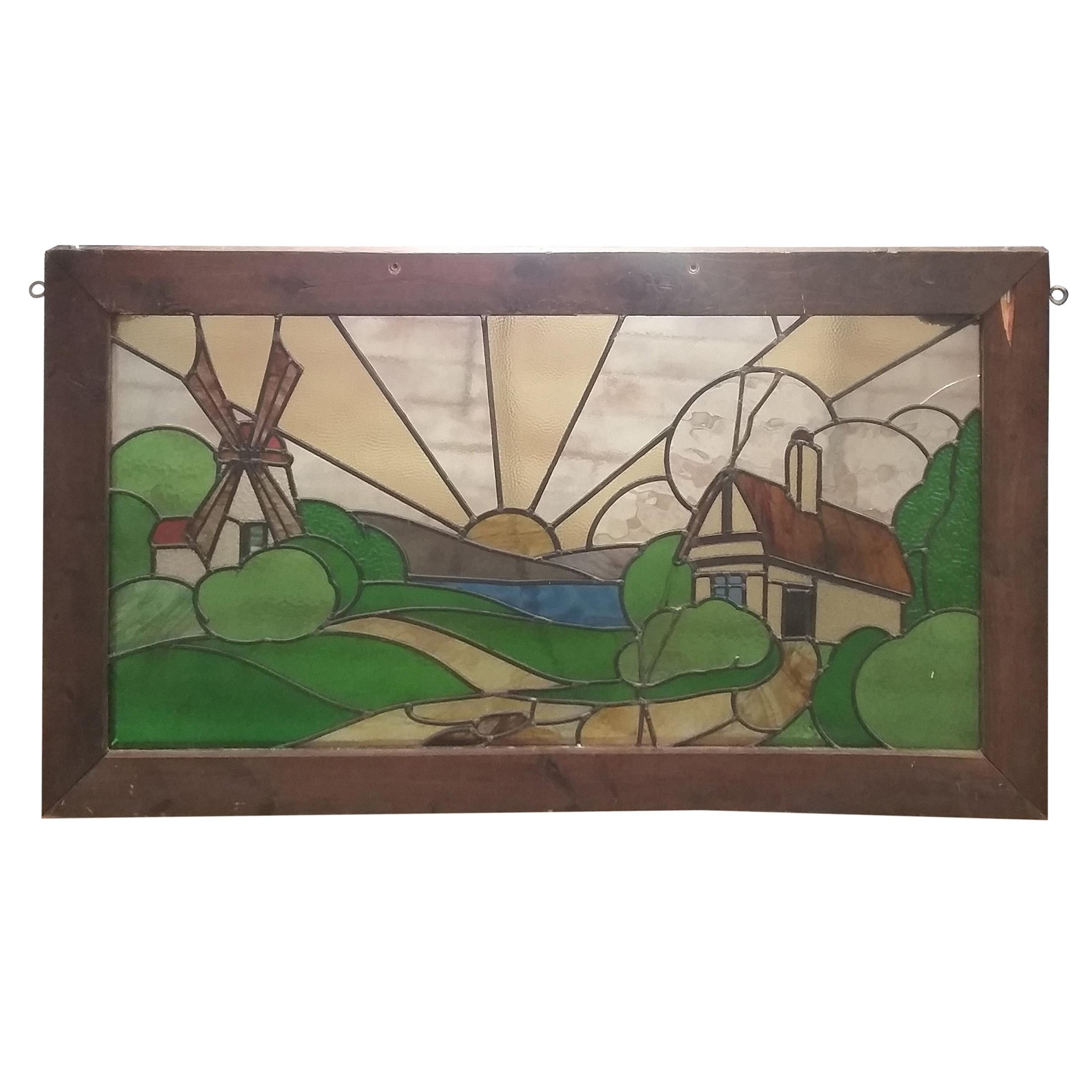 Stained Glass Window For Sale at 1stDibs