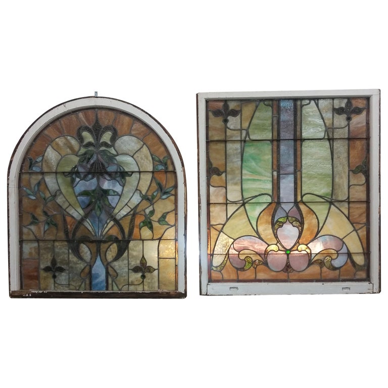 Stained Glass Window For Sale at 1stDibs