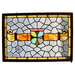 Vetrata con scudo 37" x 26"