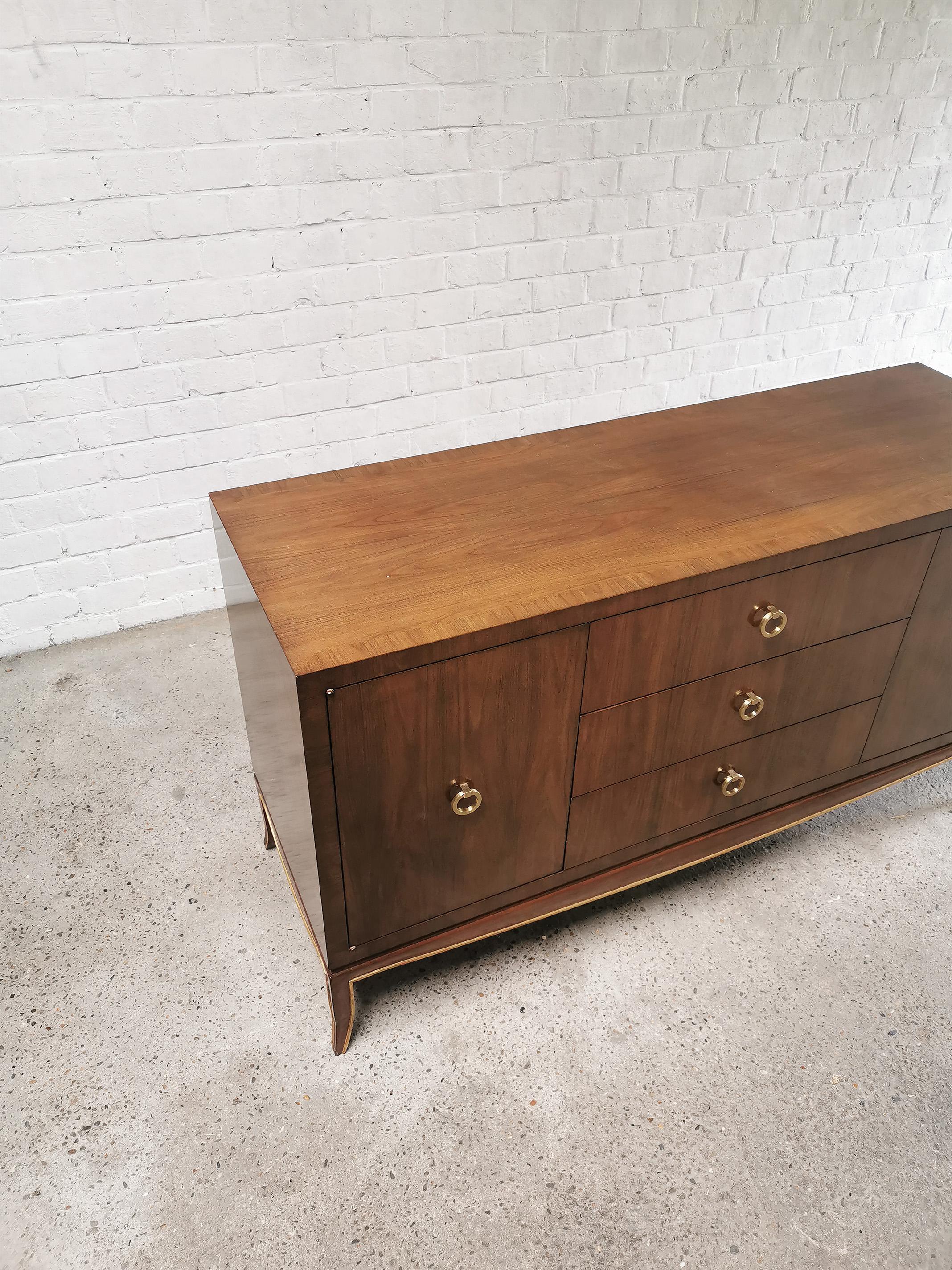 French Stained Mahagony Art-Deco Style Sideboard For Sale