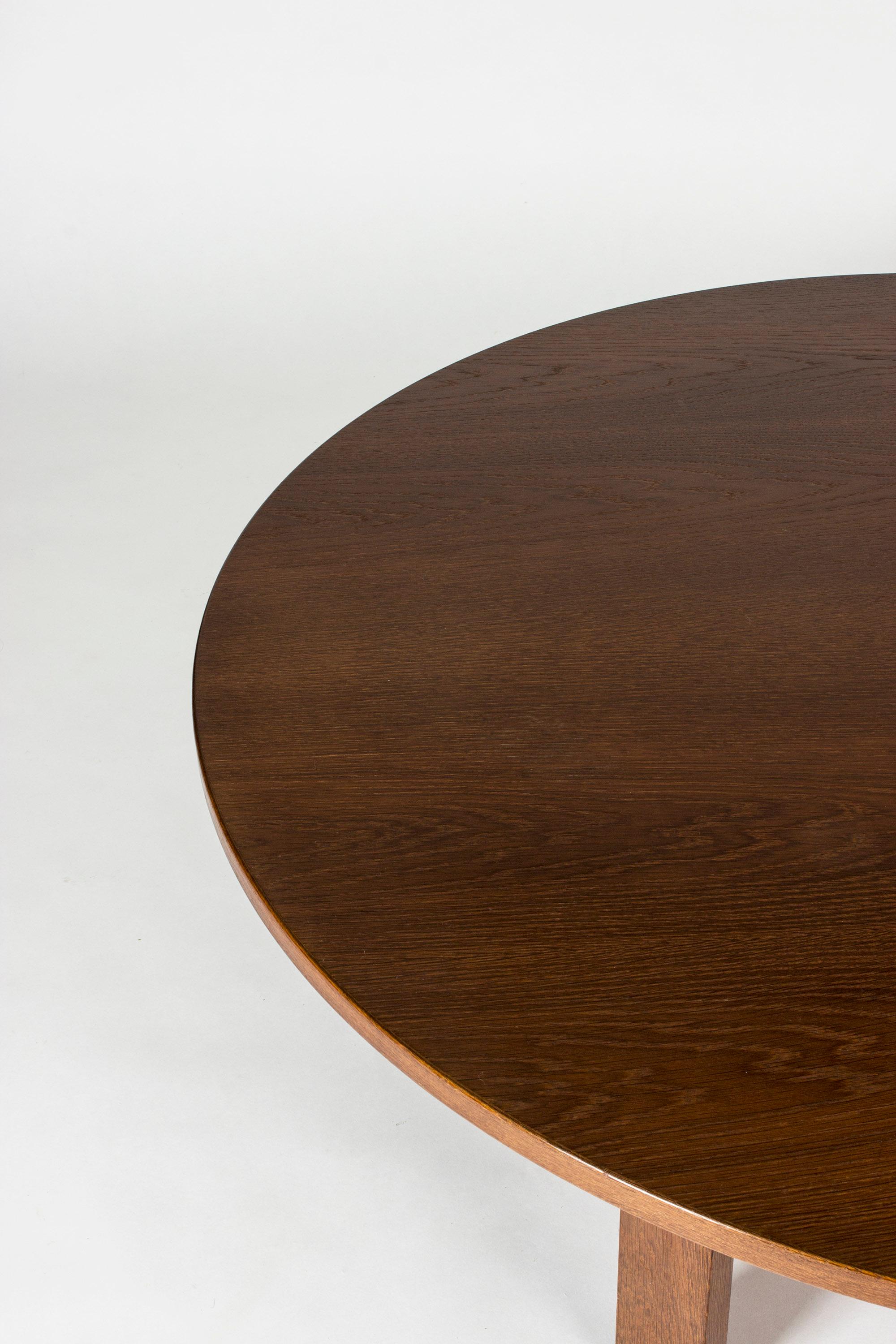 Stained Oak Coffee Table Designed by Hans J. Wegner for GETAMA, Denmark, 1960s 4