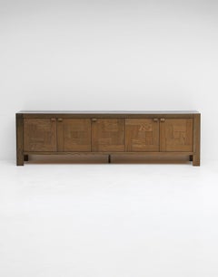 Stained oak sideboard model 'Modena' by Frans Defour for Defour, Belgium 1970s