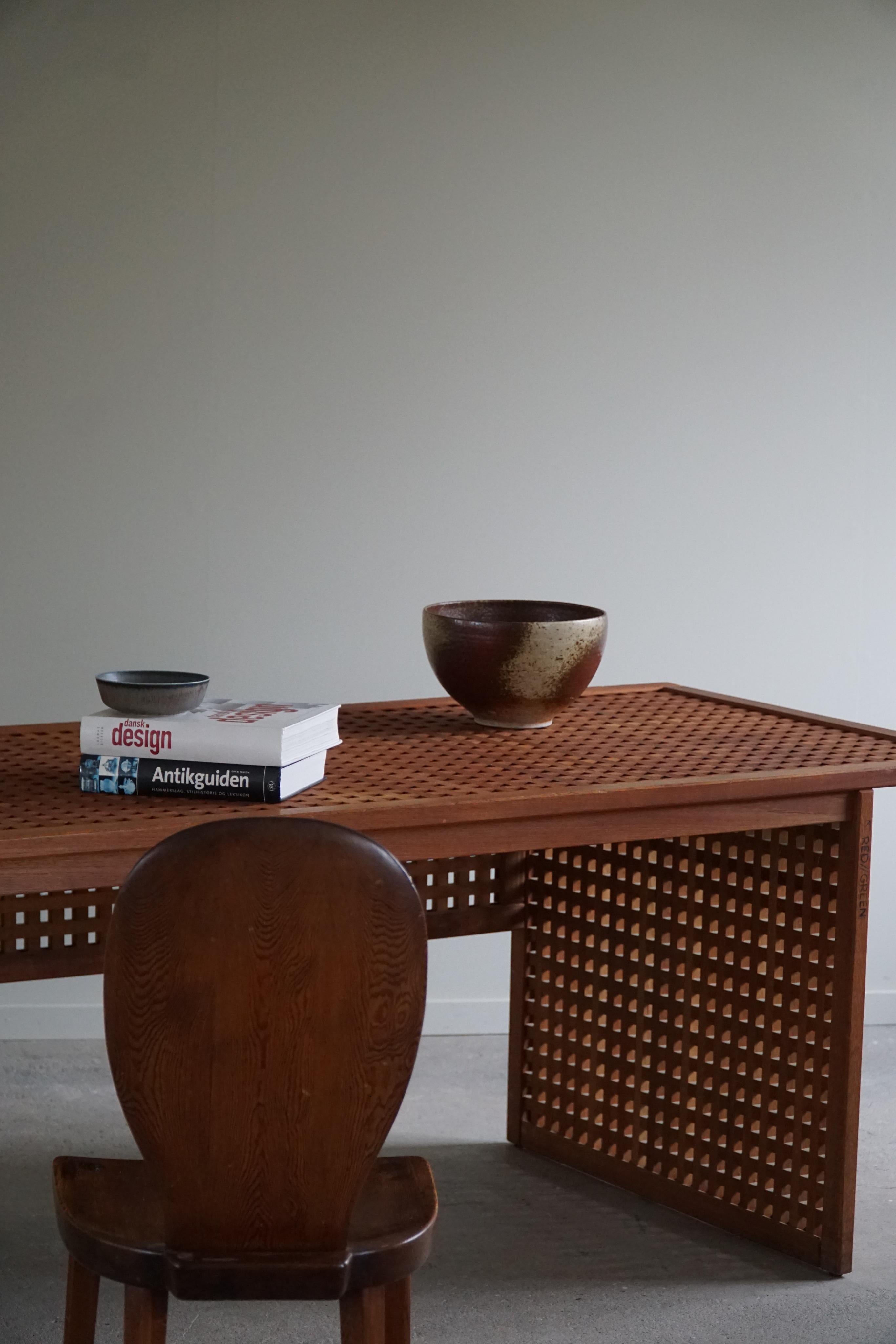 Stained Pine Chair by Carl Malmsten, Model 