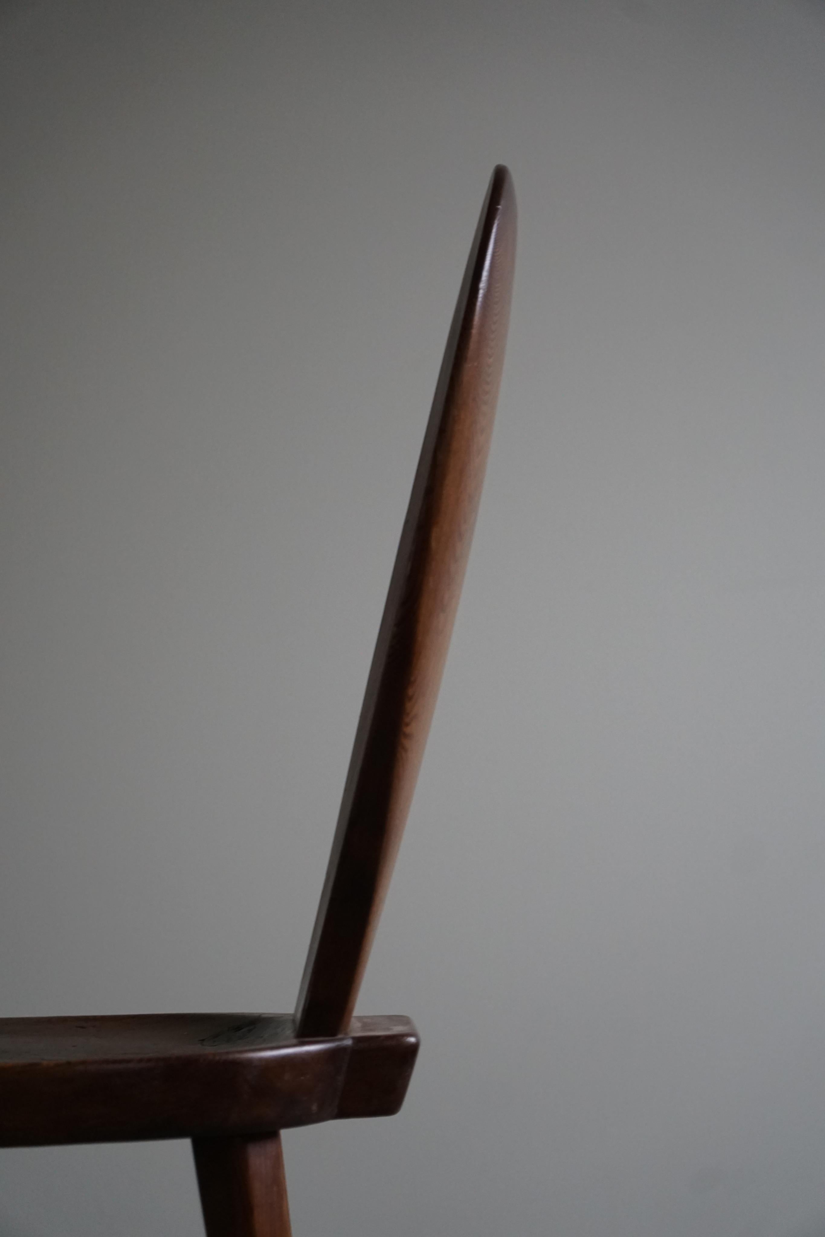 Stained Pine Chair by Carl Malmsten, Model 