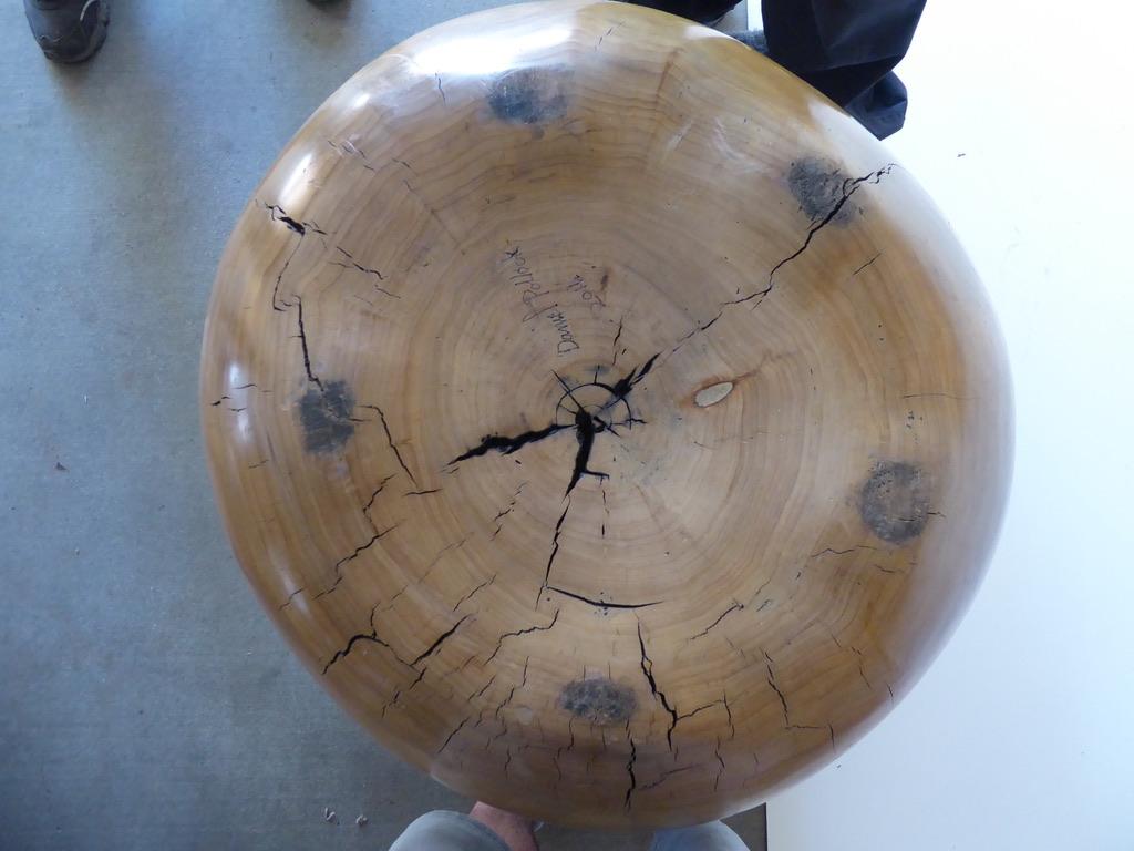 Stained Solid Cottonwood Table by Contemporary American Artist Daniel Pollock 5