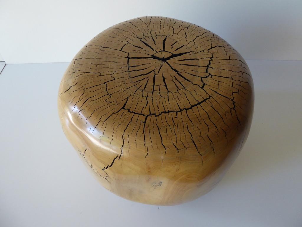 Wood Stained Solid Cottonwood Table by Contemporary American Artist Daniel Pollock