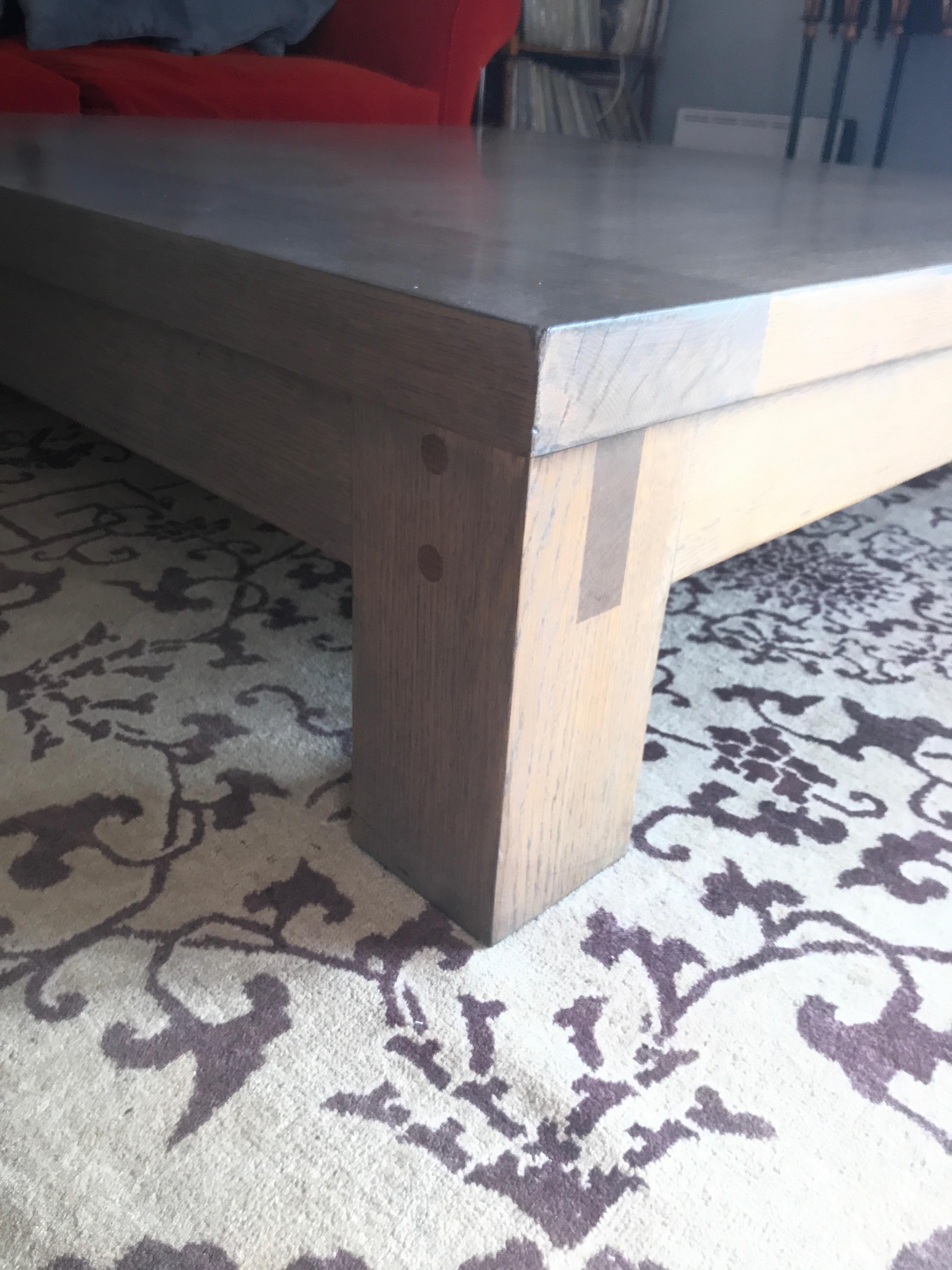 Stained Wood Coffee Table by C. Liaigre In Good Condition In PARIS, FR