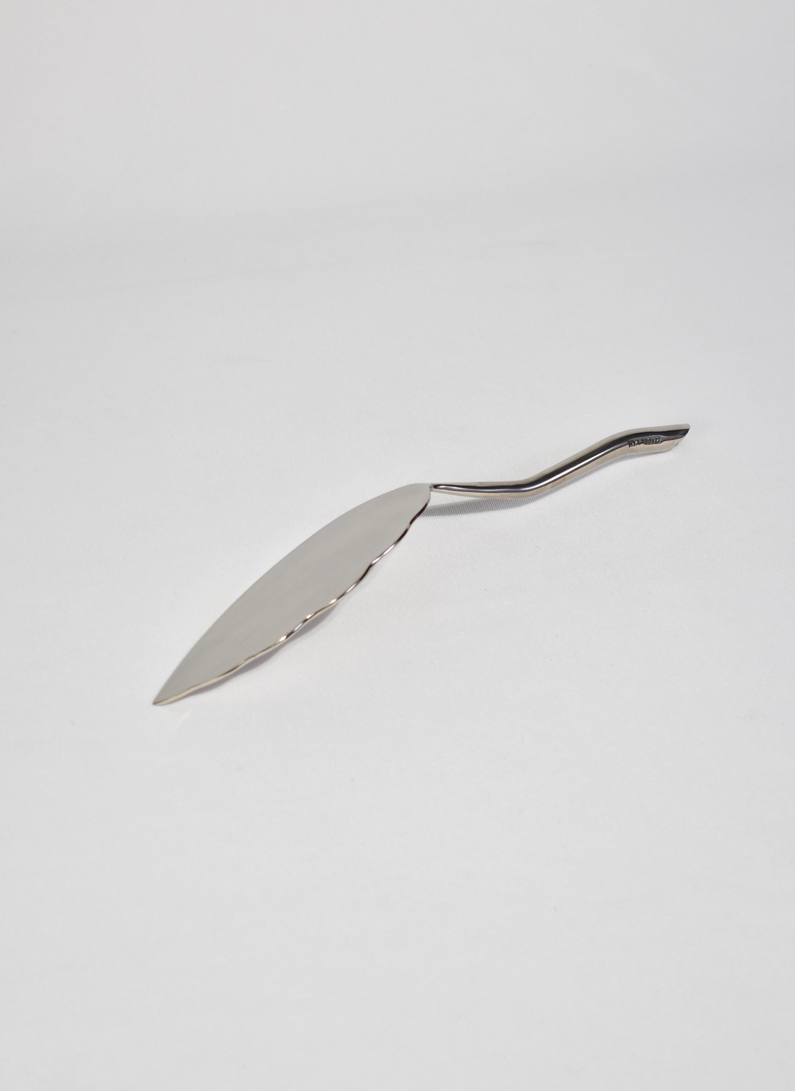 Late 20th Century Stainless Cake Knife For Sale