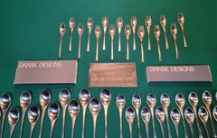 Stainless Flatware Set by Jens Quistgaard for Dansk 72 Pieces