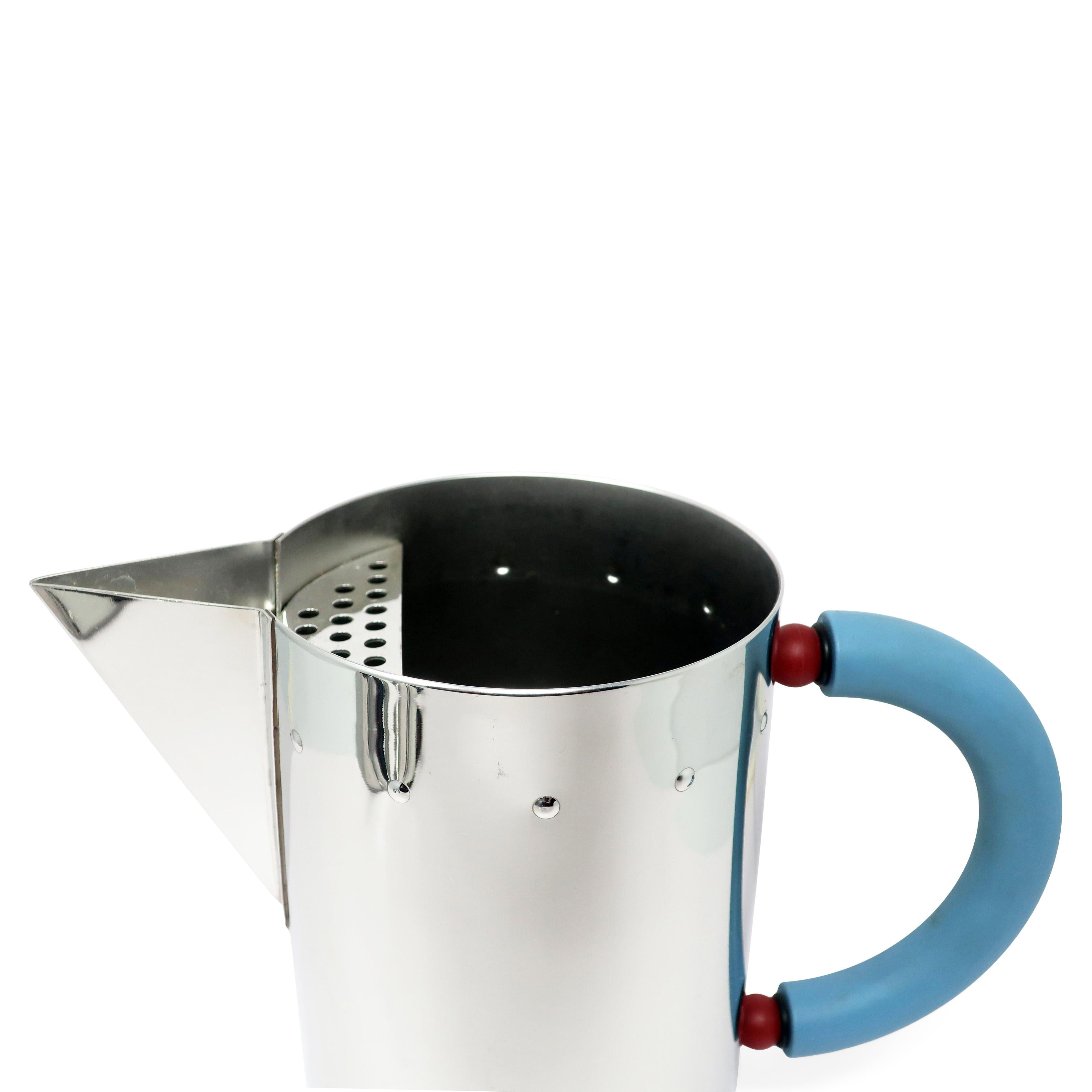 Stainless Pitcher, Creamer and Sugar by Michael Graves for Alessi 1