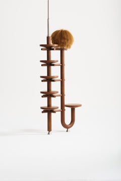 Stainless Steel and Horse Hair Totem by Studio Lugo
