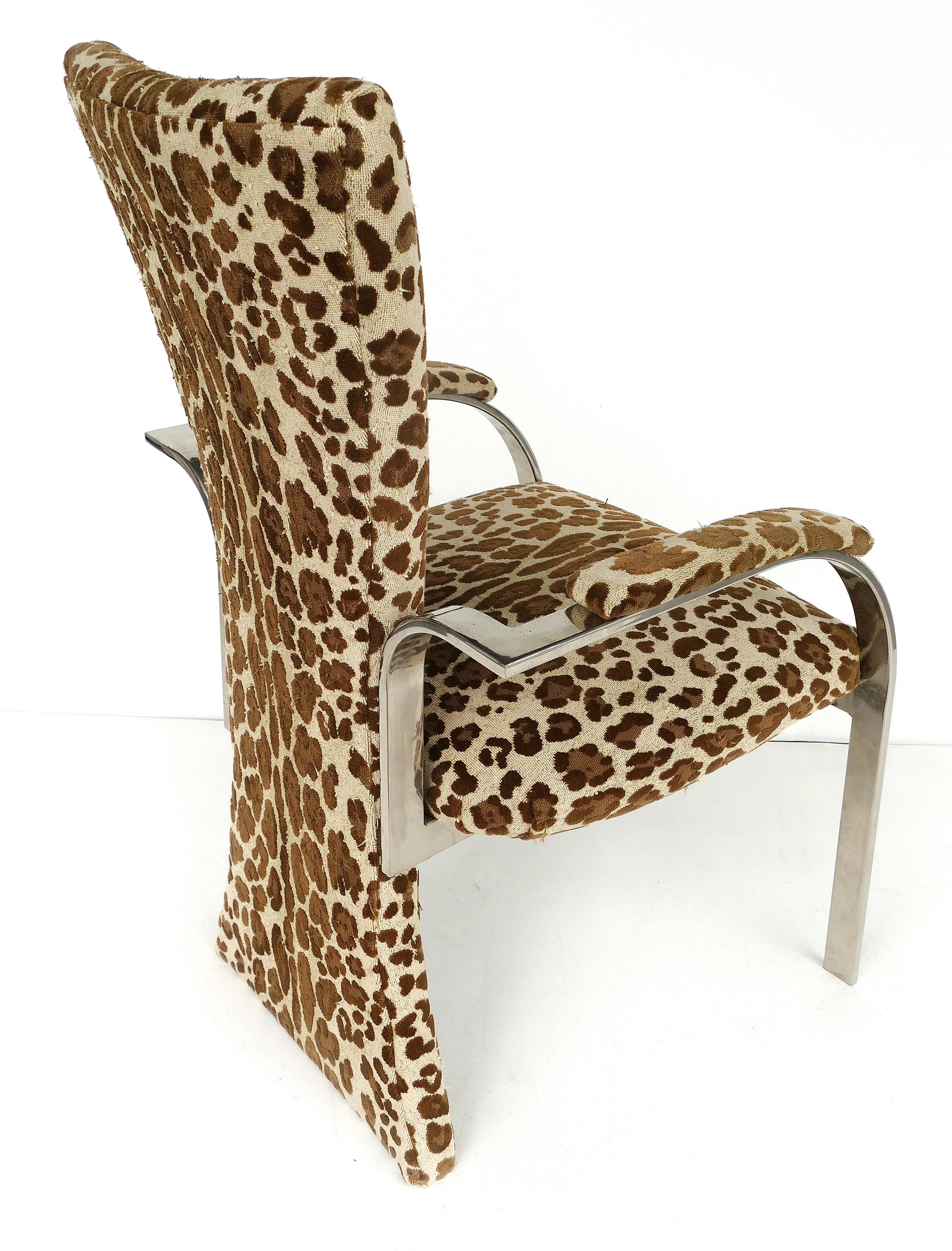 animal print chairs
