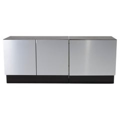 Buffet en acier inoxydable, années 1970