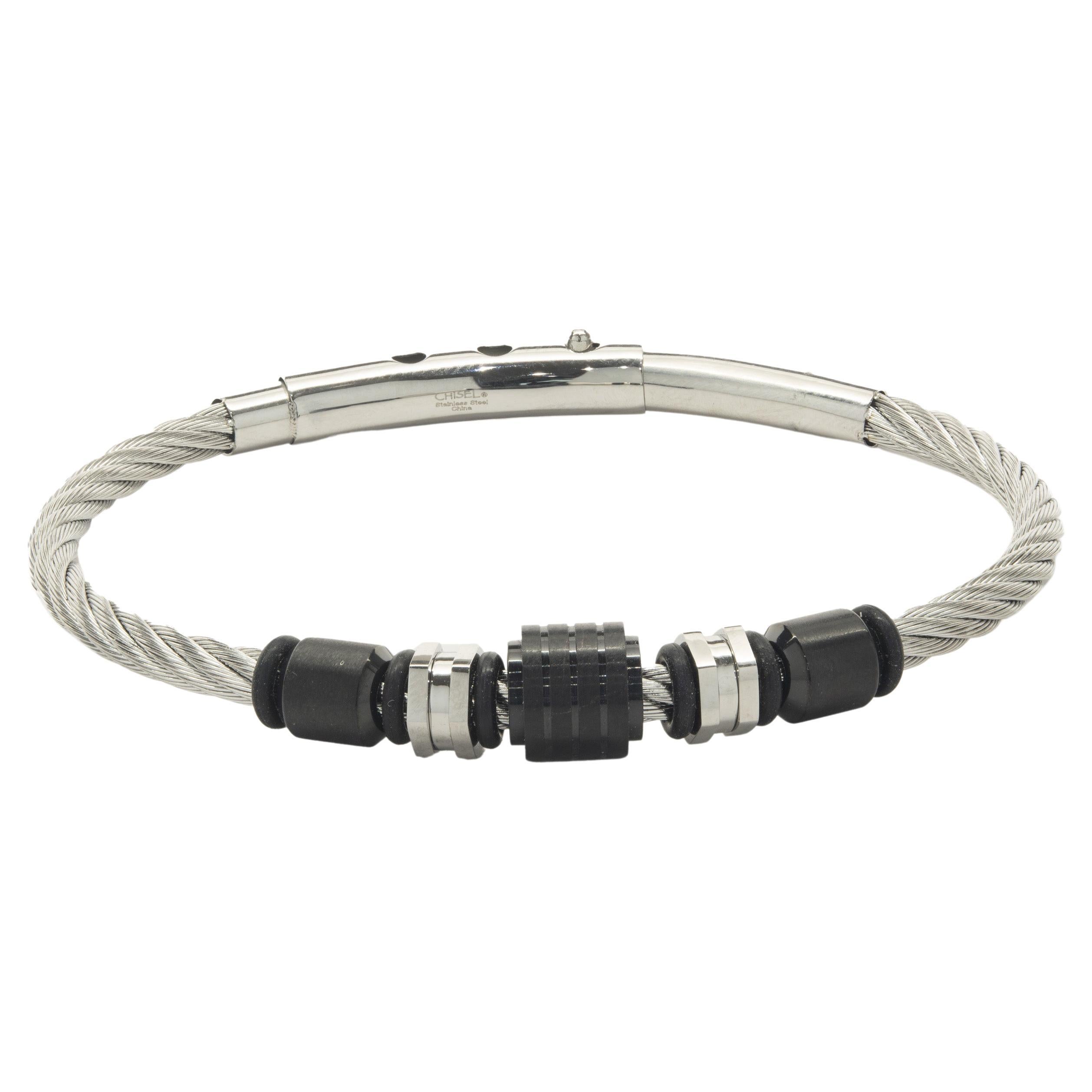 Stainless Steel Cable Wrap Bracelet For Sale