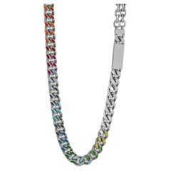 Used Stainless Steel Catena Multi Necklace