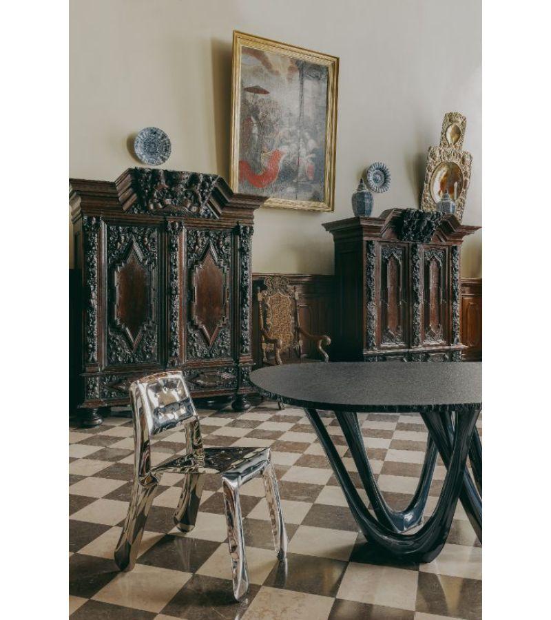 Stainless Steel Chippensteel 0.5 Sculptural Chair by Zieta For Sale 4
