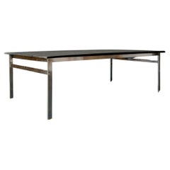 Stainless Steel Coffee Table with Granite Top