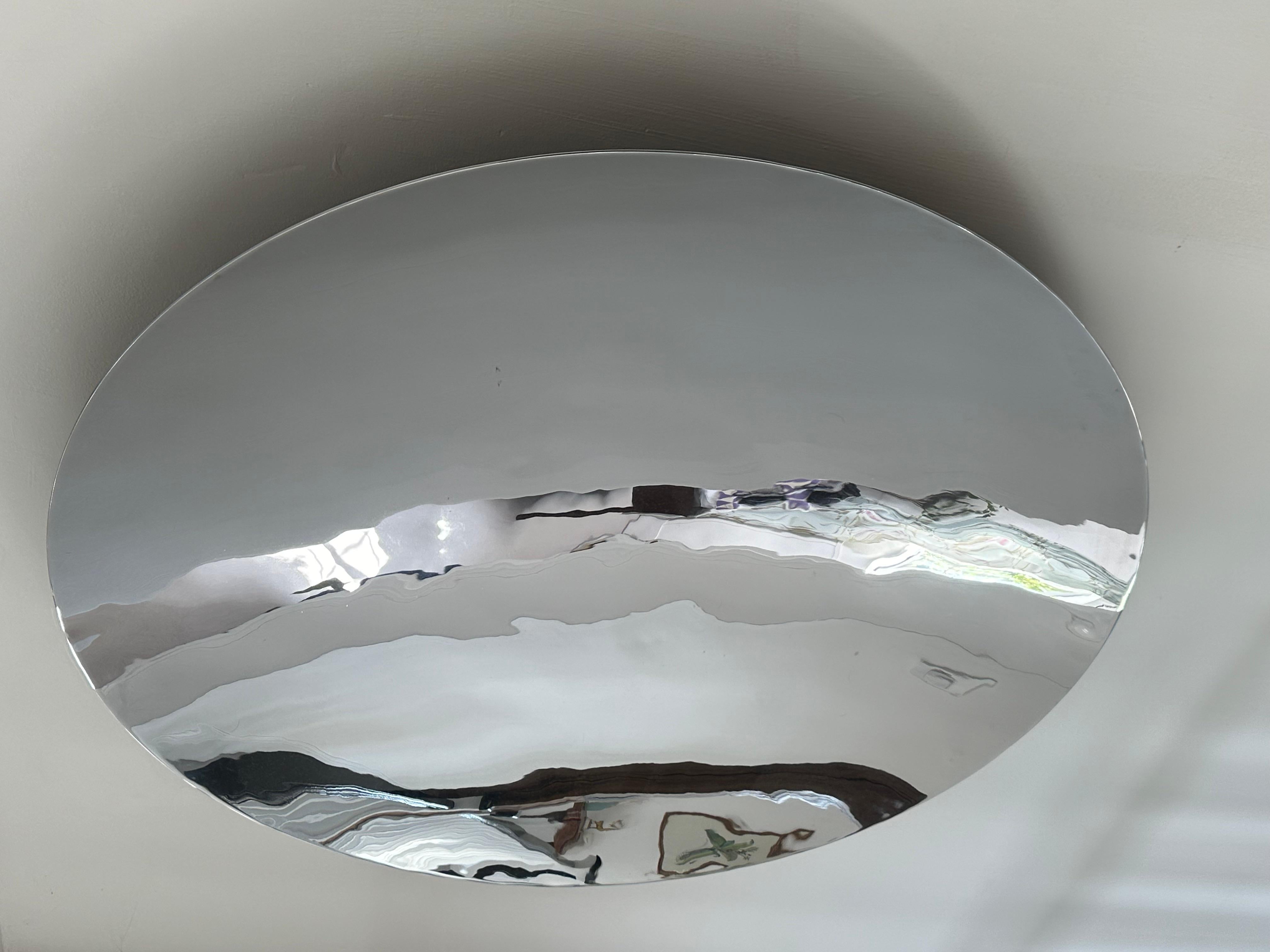 Espejo de pared cóncavo de acero inoxidable 100 cm Chapado en venta