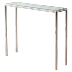 Stainless Steel Console Table by John Mascheroni for Brueton