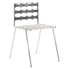 Stainless Steel Cosmic Chair by  Mati Sipiora