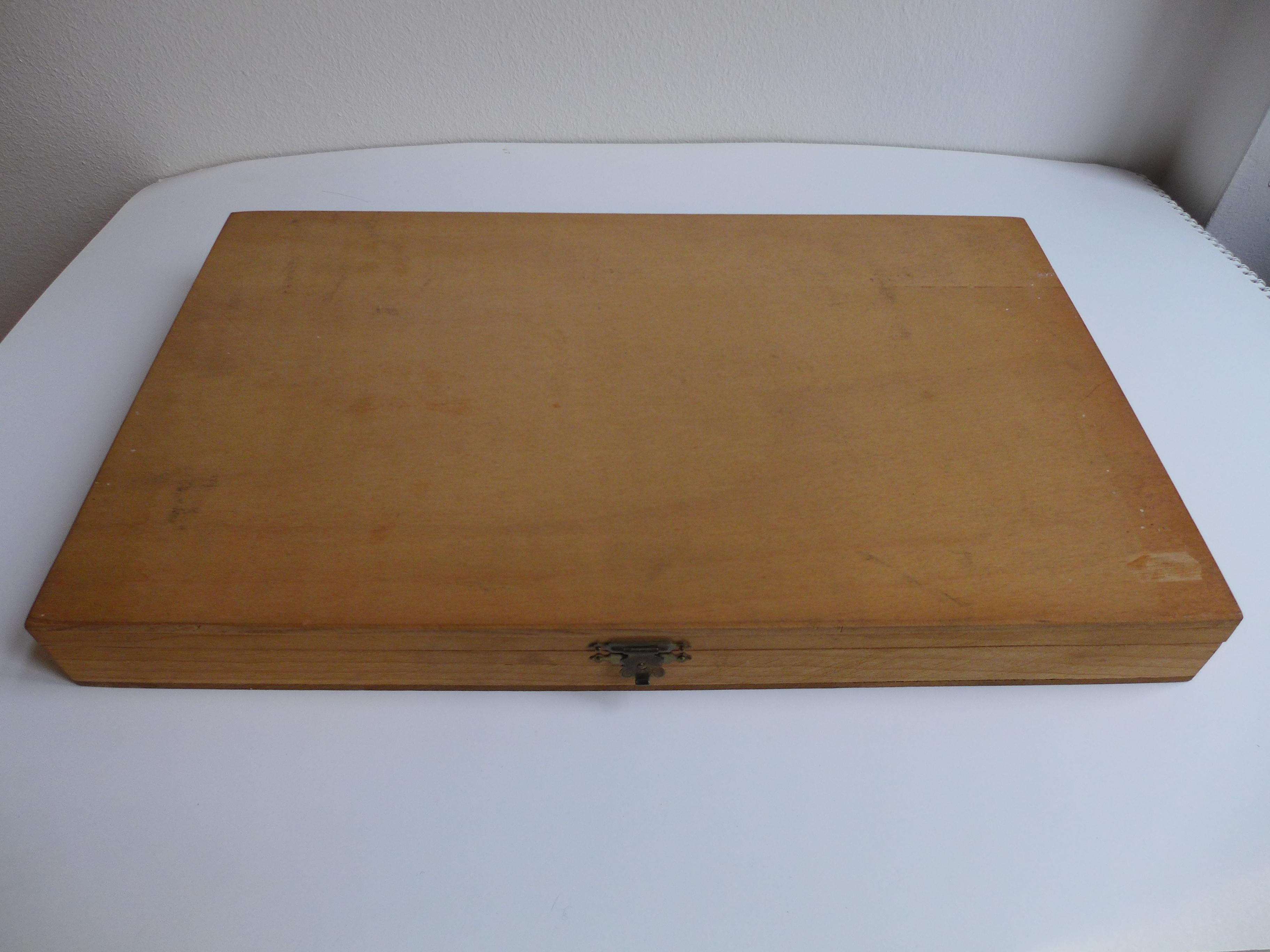 Tedesco Set di posate in acciaio inox con manici di corno Steele, Germania in vendita