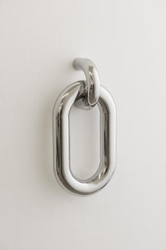 Cadena doble de acero inoxidable, de Rain, Pieza de pared, Acero inoxidable, Pulido