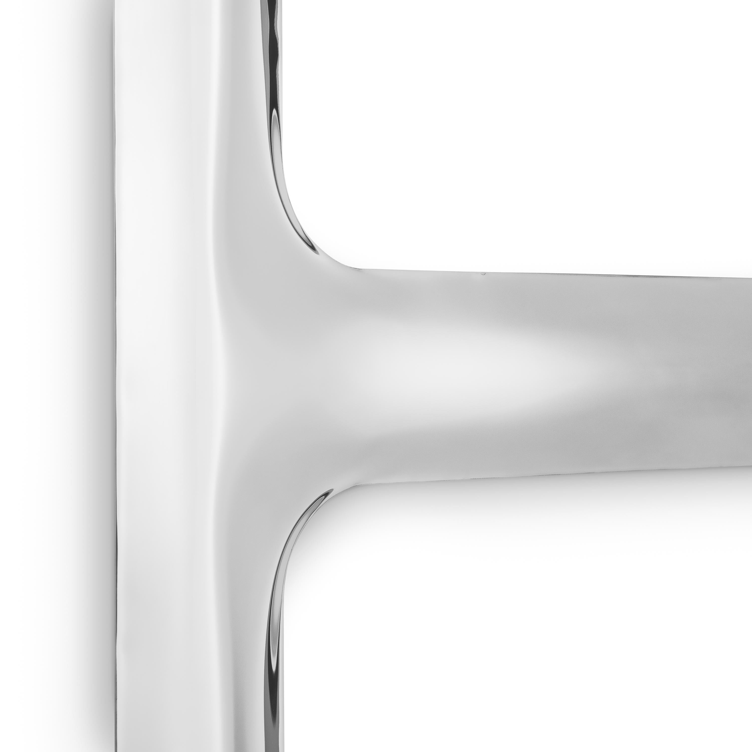 Polacco Appendino scultoreo in acciaio inox Drab di Zieta in vendita
