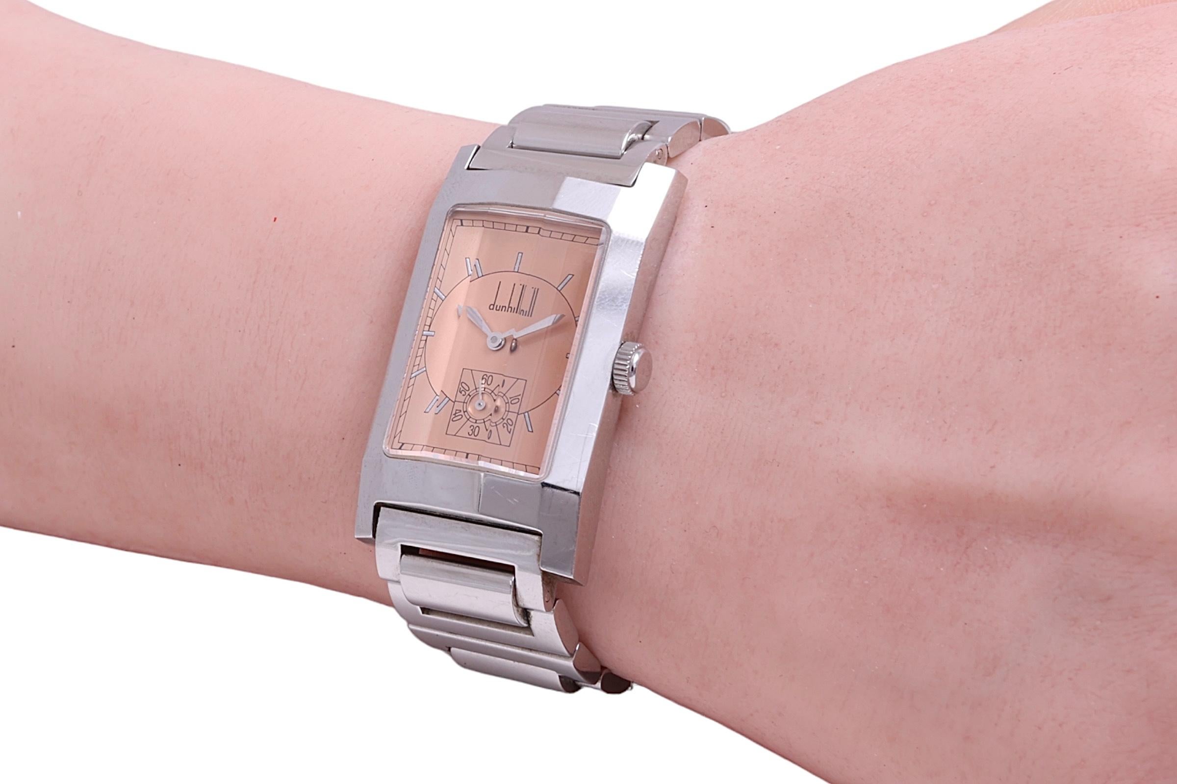 Reloj de pulsera Dunhill Facet de acero inoxidable  en venta 5