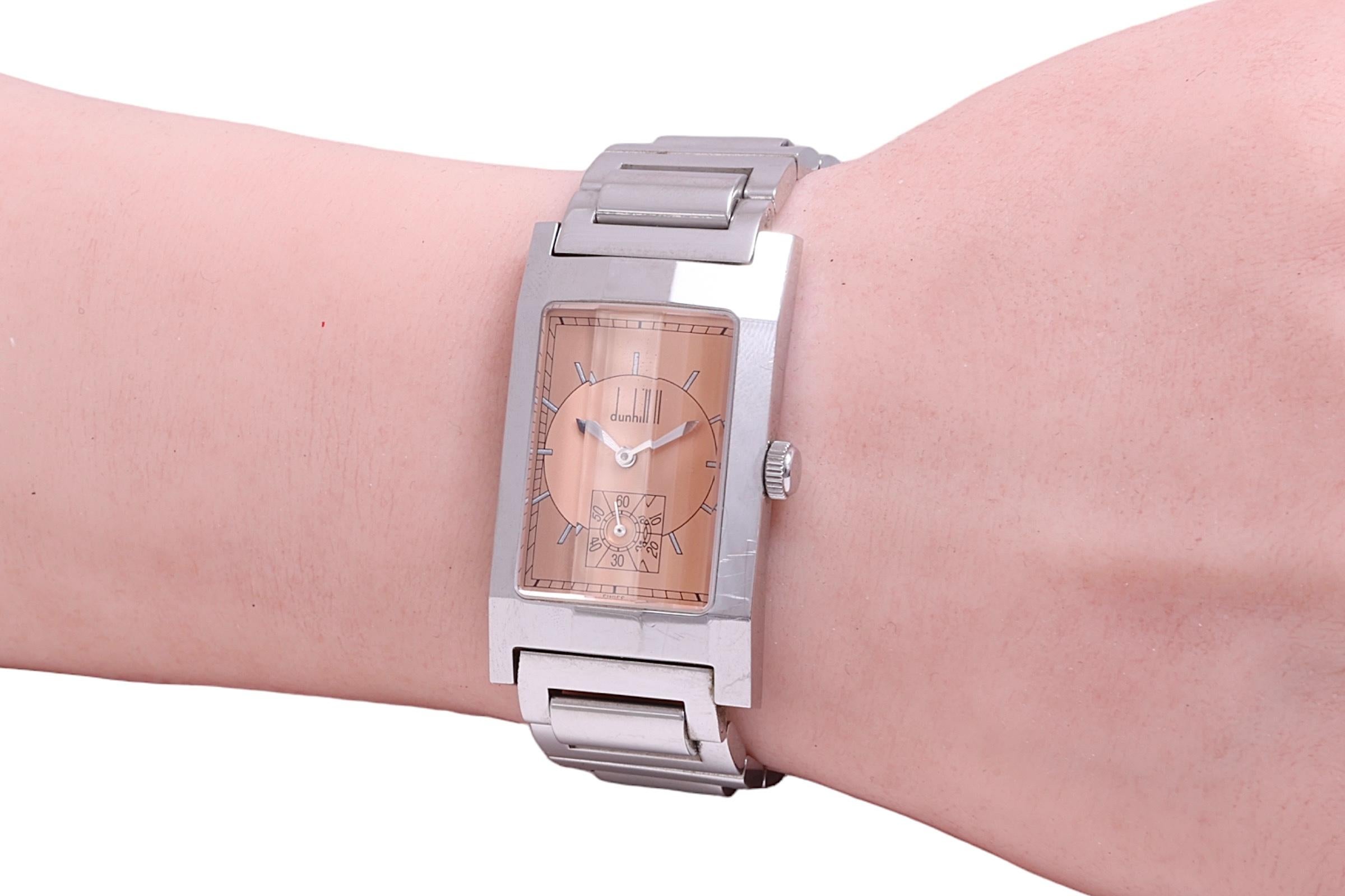Reloj de pulsera Dunhill Facet de acero inoxidable  en venta 6