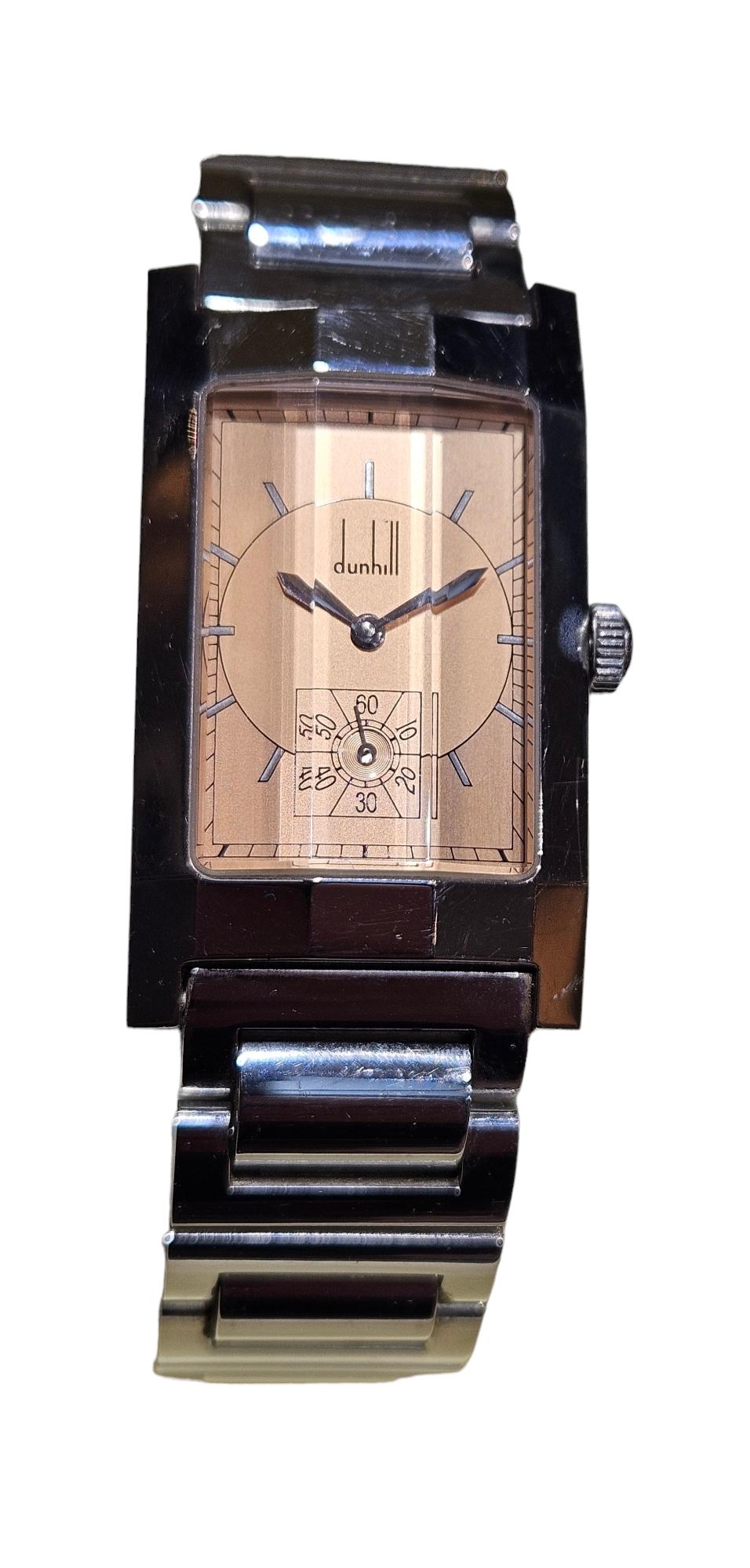 Reloj de pulsera Dunhill Facet de acero inoxidable  en venta 9