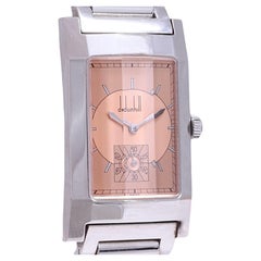 Stainless Steel Dunhill Facet Wrist Watch