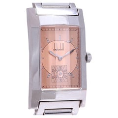 Used Stainless Steel Dunhill Facet Wrist Watch 