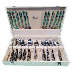Stainless Steel Flatware Set by Eldan 106 Pieces