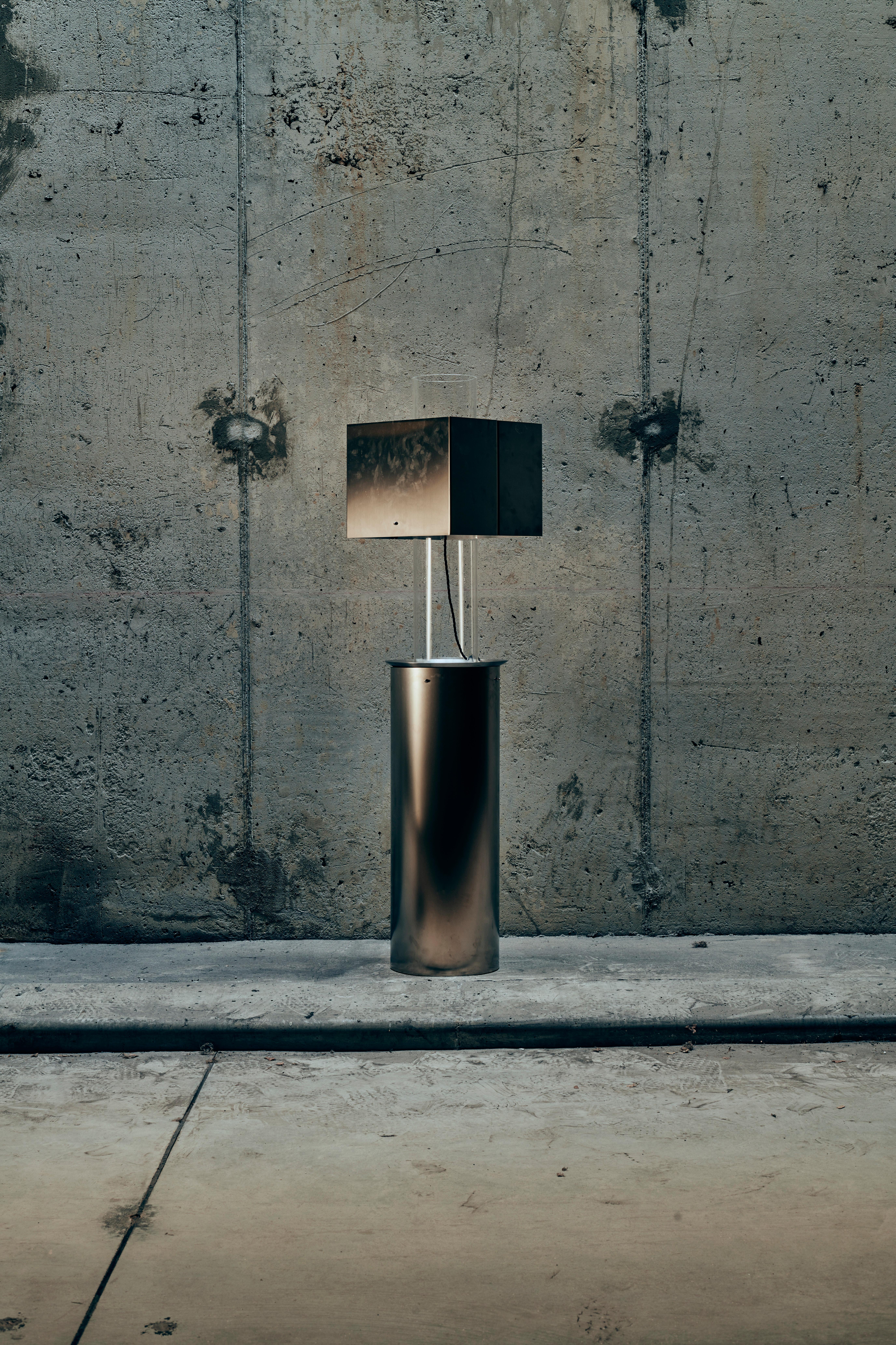 Contemporary Stainless Steel Floating Lamp by Brajak Vitberg