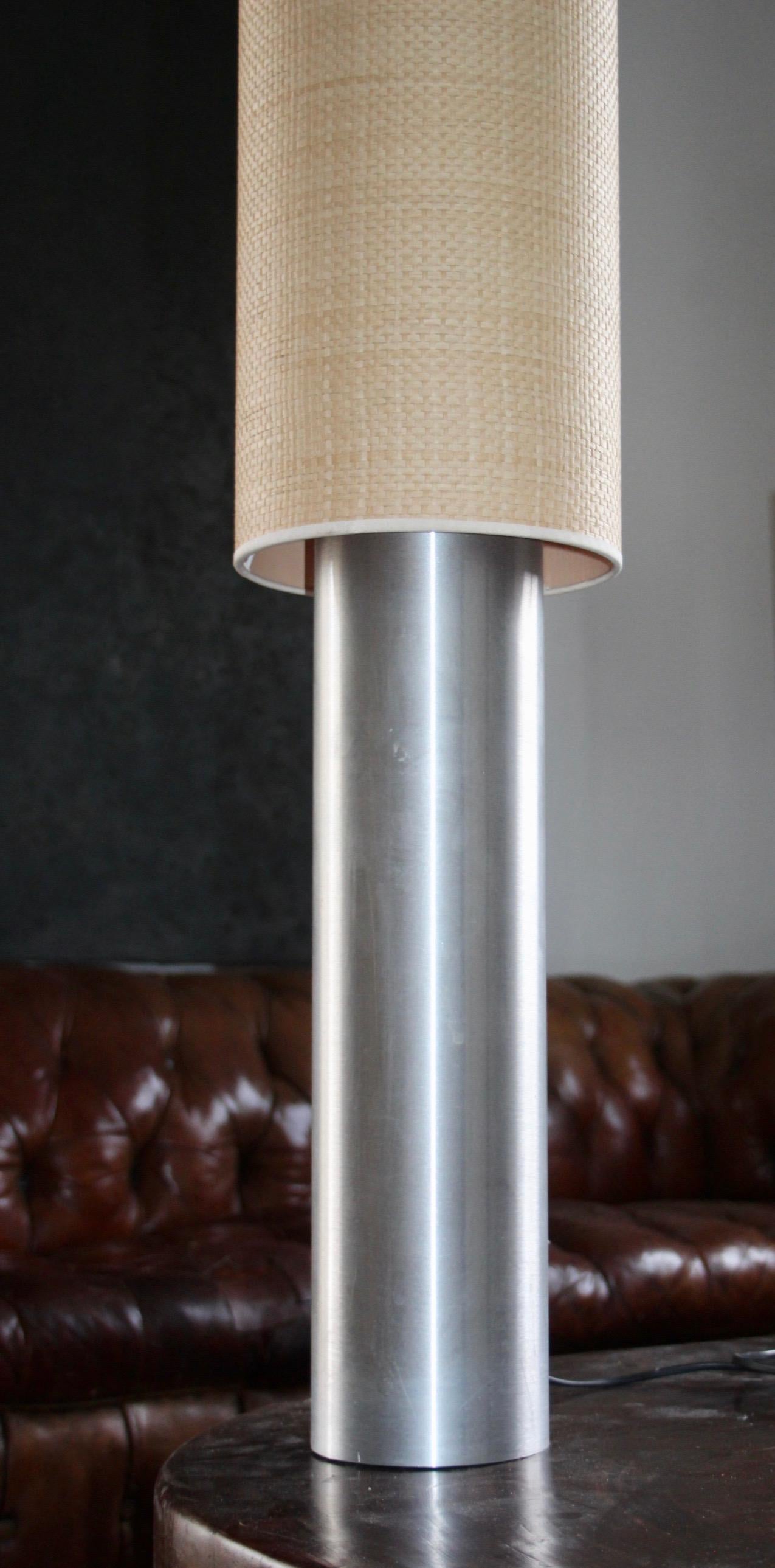 Stainless steel floor lamp For Sale 1