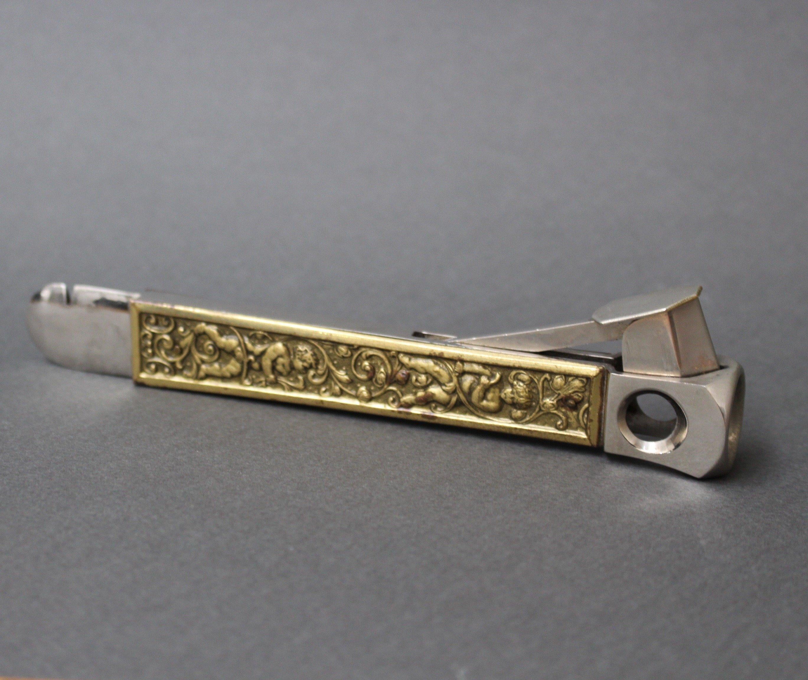 Mid-20th Century Stainless Steel German Vintage Cigar Cutter from Donatus Solingen 'circa 1950s'