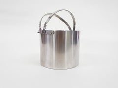 Stainless Steel Ice Bucket by Arne Jacobsen for Stelton, Denmark, 1960's