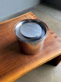 Stainless Steel Ice Bucket by Arne Jacobsen for Stelton, Denmark 1960s