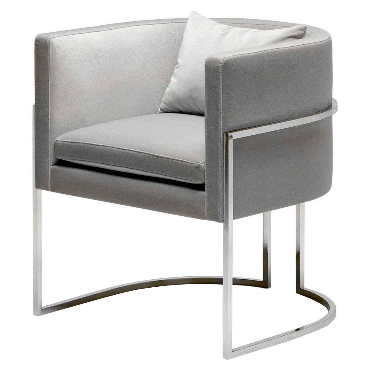 Silla Julius de acero inoxidable by Duistt