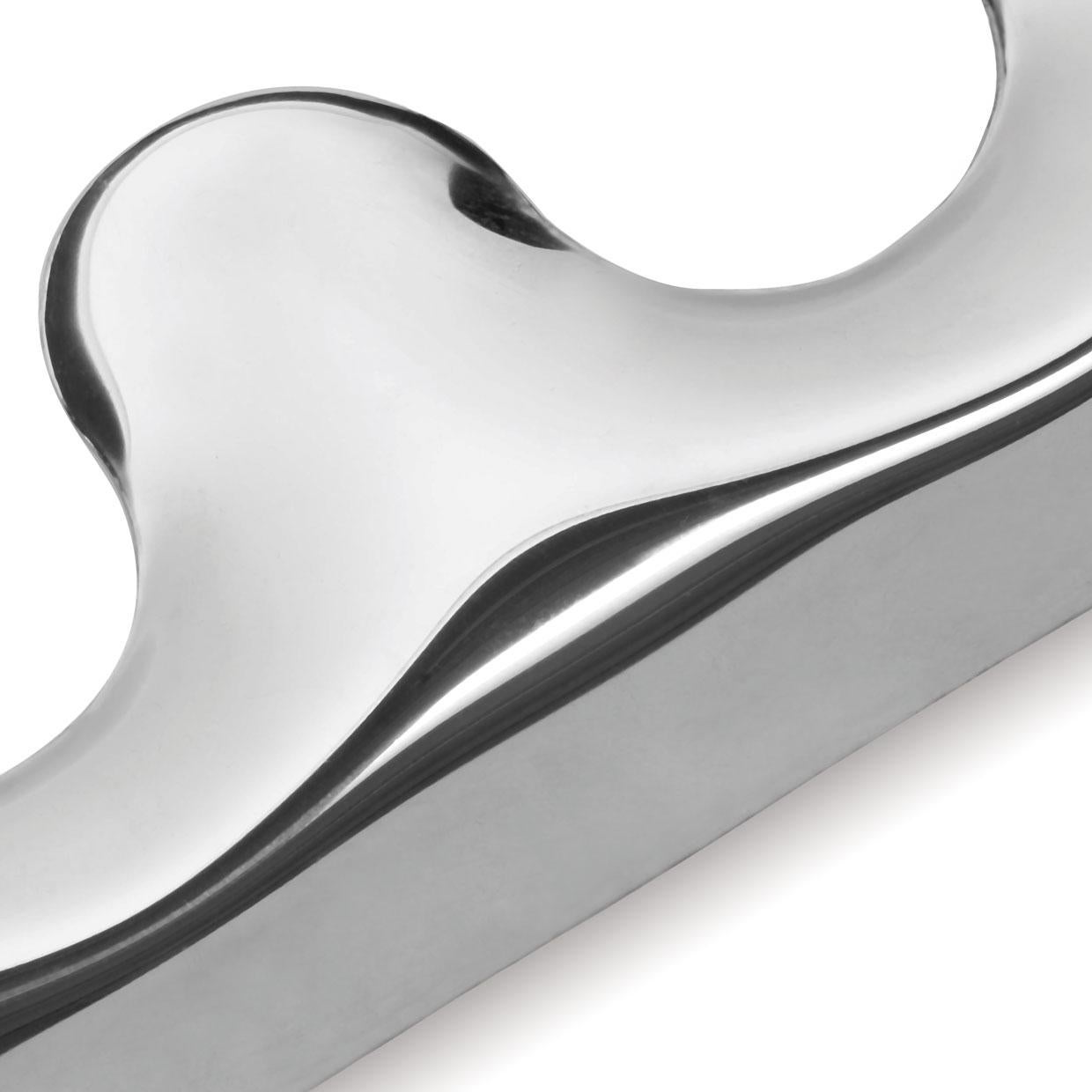 Organico moderno Appendiabiti Kamm 9 in acciaio inox di Zieta in vendita
