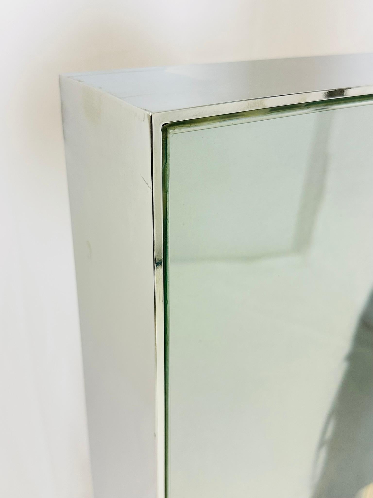 Stainless Steel & Lucite Mirror by Philippe Starck for SLS Hotel, Los Angeles For Sale 7