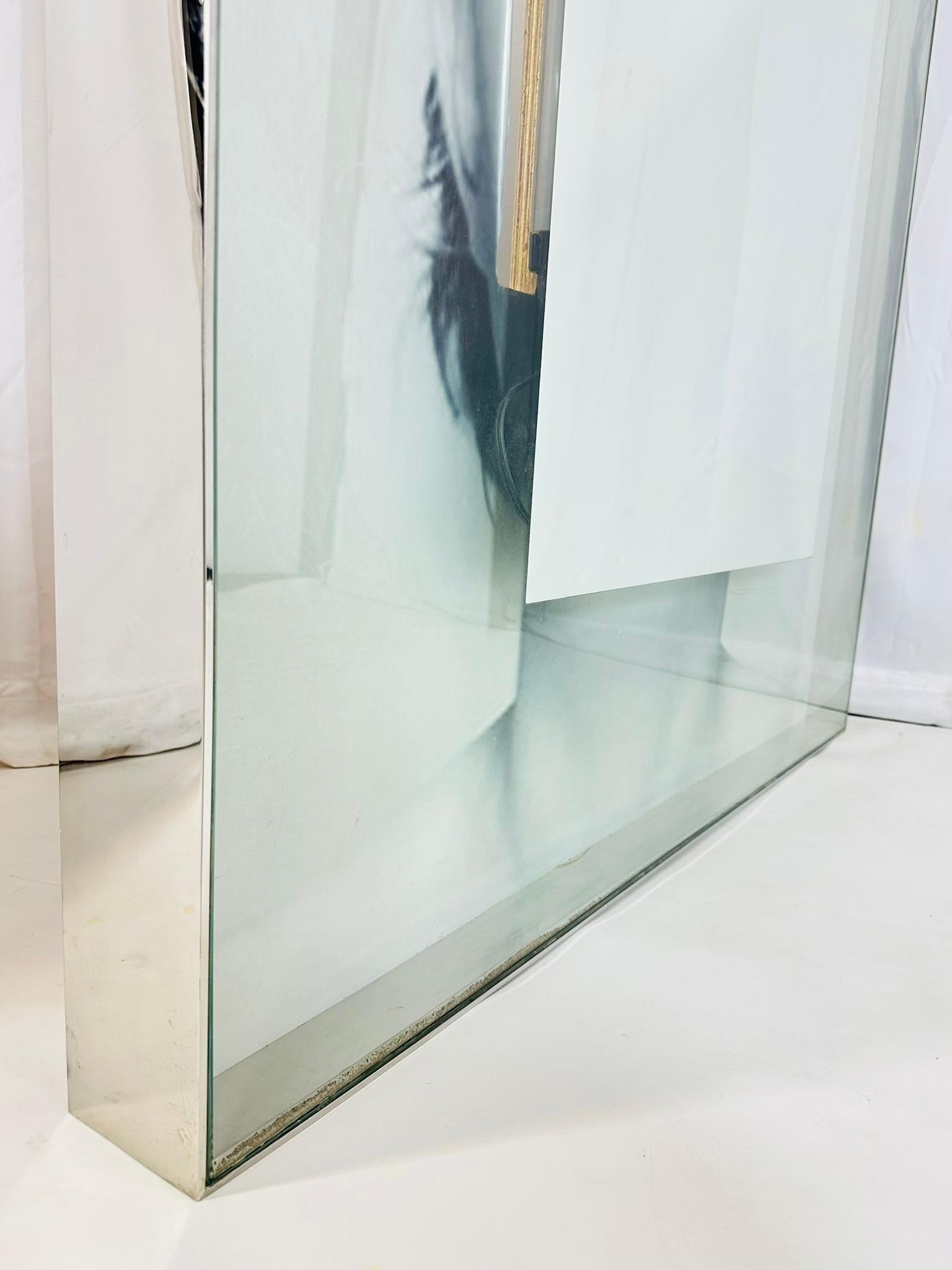 Stainless Steel & Lucite Mirror by Philippe Starck for SLS Hotel, Los Angeles For Sale 9